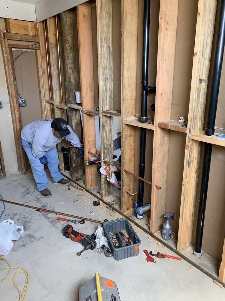 Commercial rough-in plumbing for Commercial Plumbing in North Richland Hills